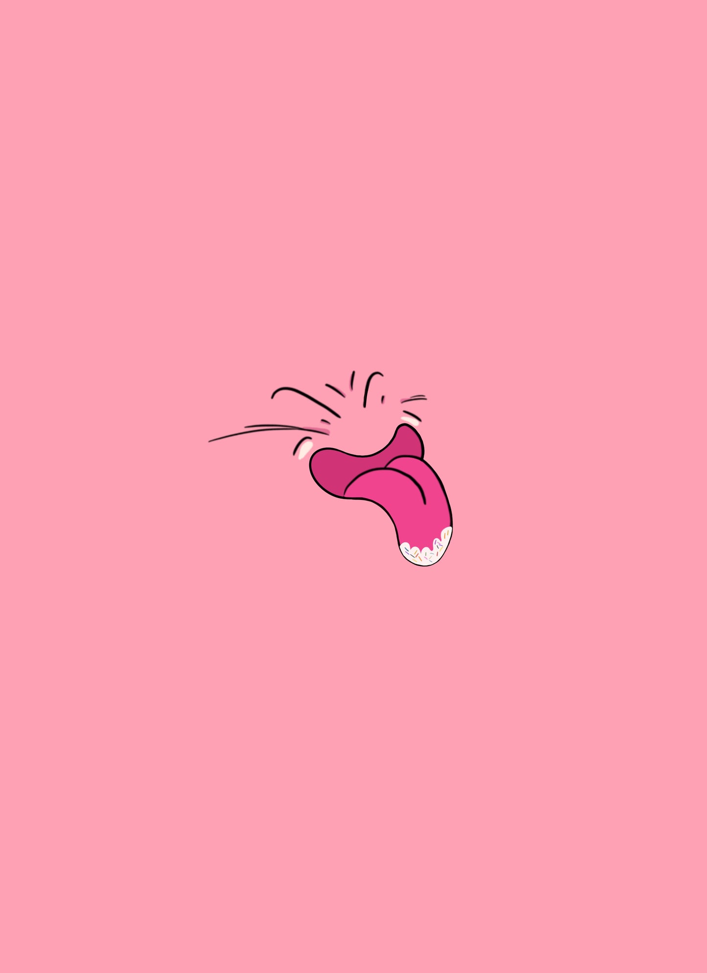 Buu Ice Cream Tongue Print