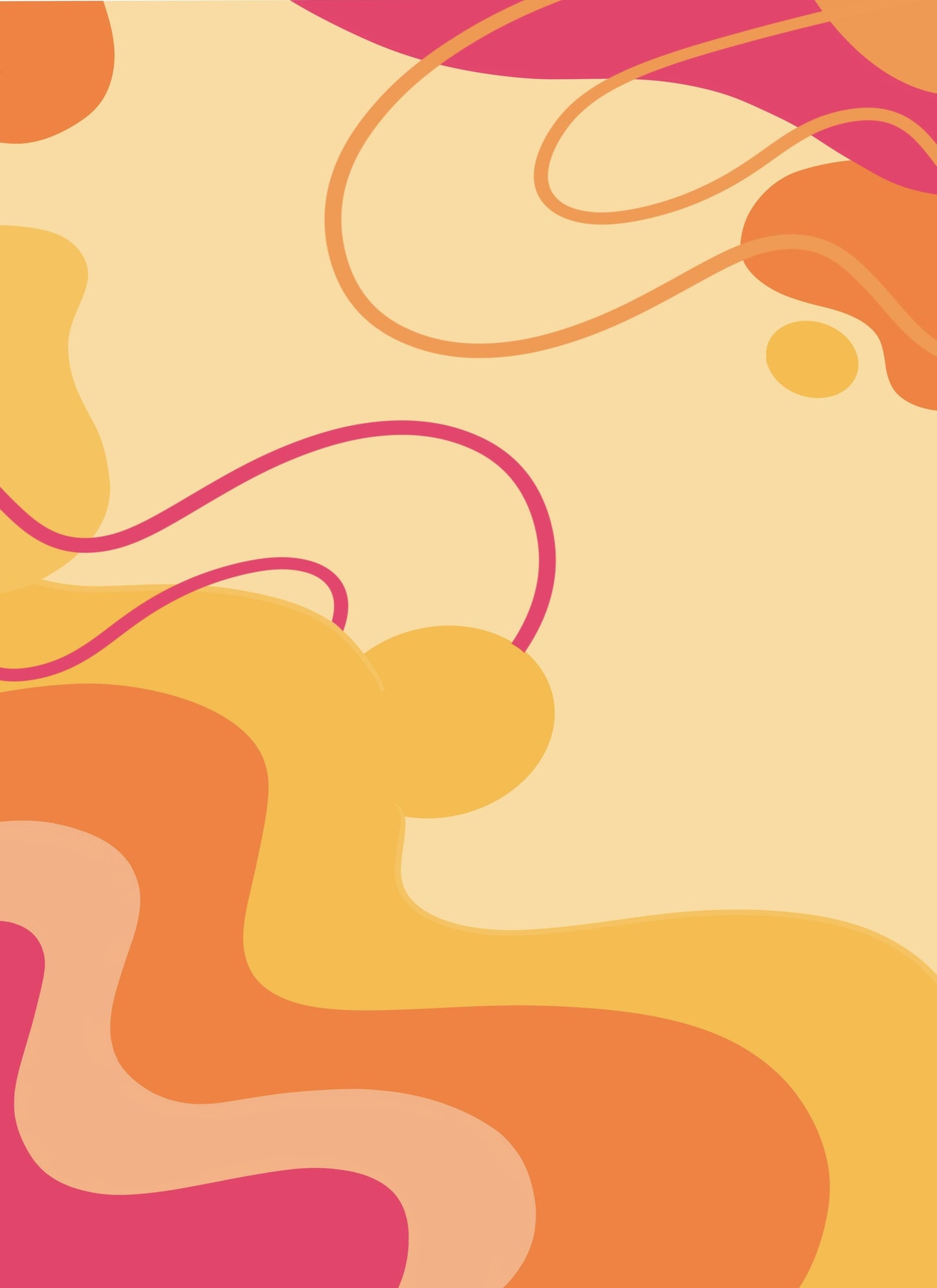 Groovy Sunset Print